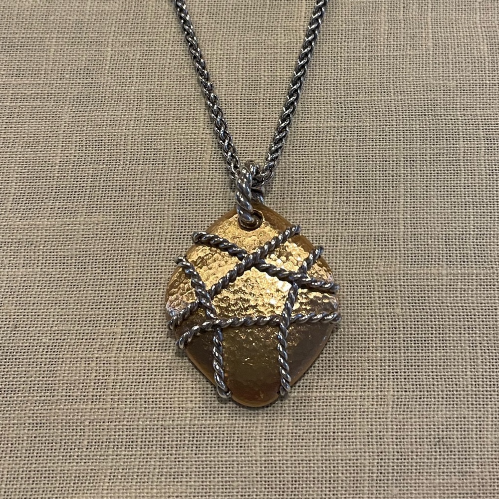 Brighton Two Toned Strength Necklace